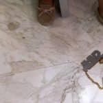Gabi drops it on the floor!