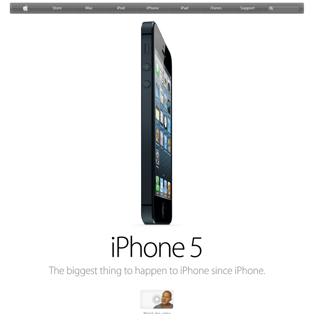 iPhone5-apple-homepage