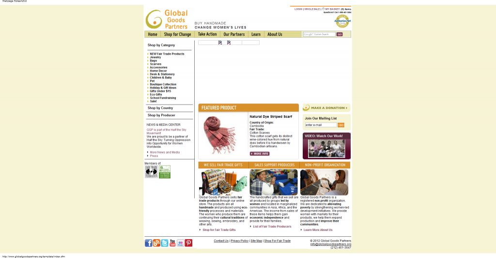 Fair Trade Gifts  Handmade, Eco-Friendly Products - Global Goods Partners-113149