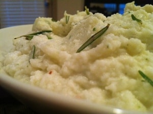 Mashed Pine Nut and Cauliflower Taters
