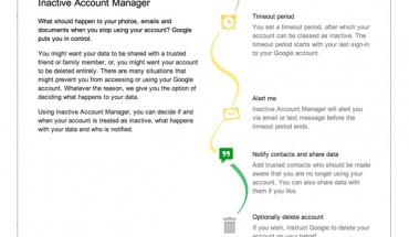 google inactive account manager