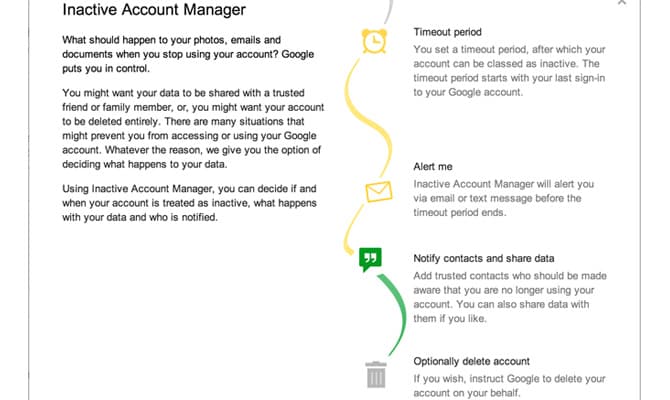 Google Launches New ‘Inactive Account Manager’ Feature google inactive account manager