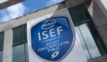 Intel-ISEF-Big-Banner-Over-Big-Event-GlobalGoodGroup-Covered-Event