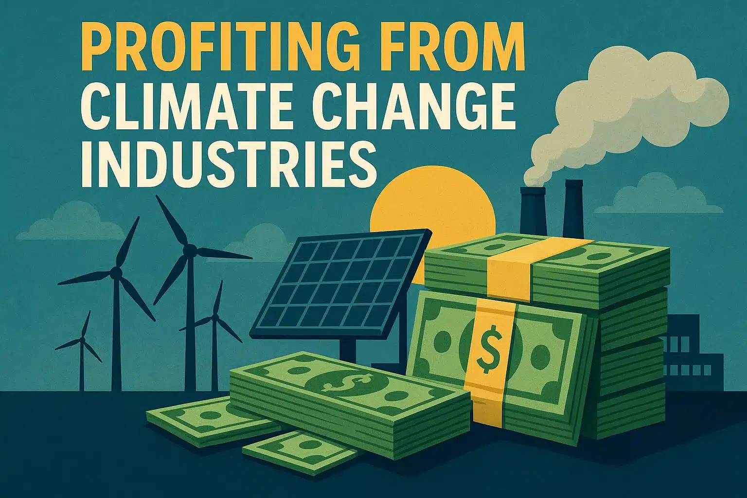 profiting from climate change industries