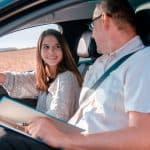teen starts driving